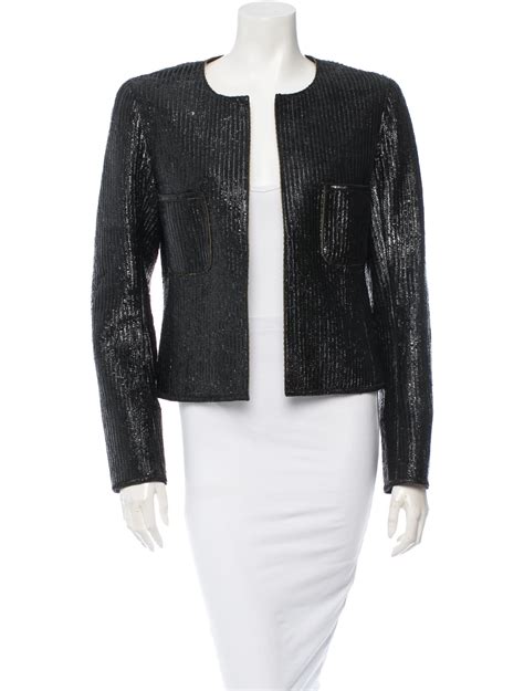 chanel leather jacket women.